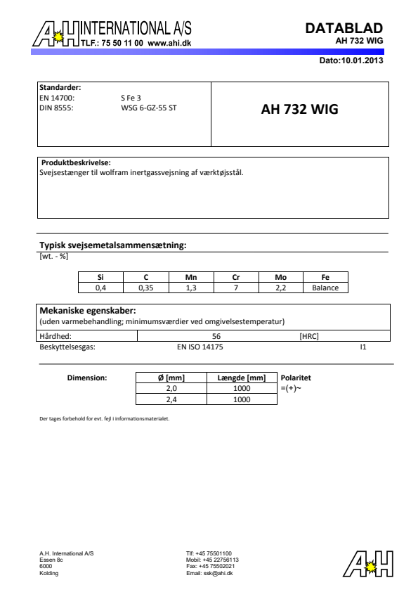 

AH 732WIG

